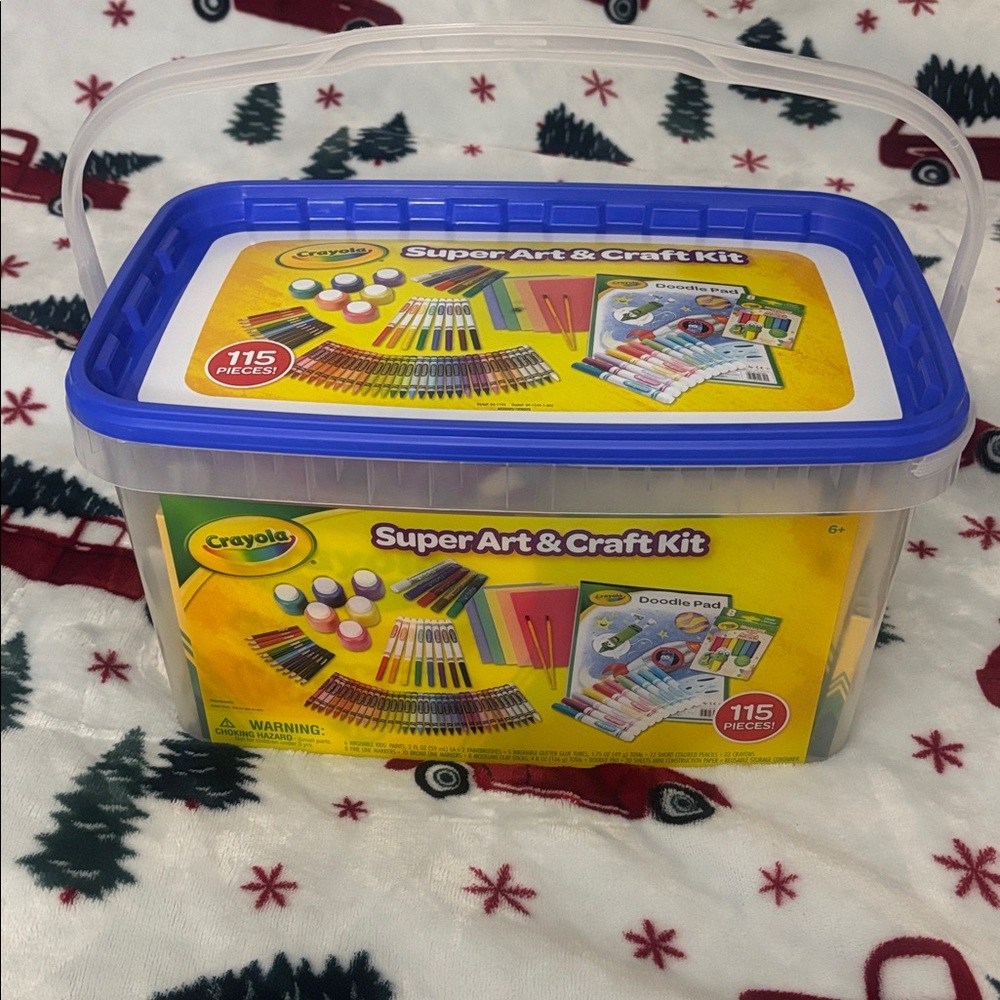 Crayola Super Art & Craft Kit - Blue‎ and Yellow - Picture 7 of 8